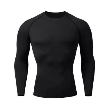 Imagem de Camisas De Compressão Masculinas De Secagem Rápida Rashguard Para Acad