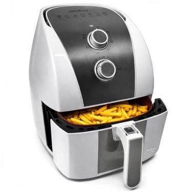 Imagem de Air Fryer Britânia BAF52 Redstone 5,5L 1500W Antiaderente, Branco e In