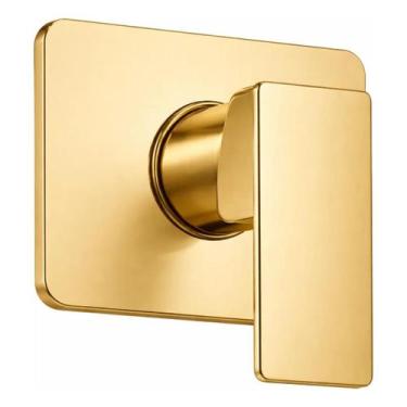 Imagem de Acabamento Monocomando Chuveiro Padrão Deca Dourado Brilhante - SOLLUX