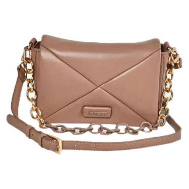 Imagem de Bolsa feminina transversal via marte b1-153, Bege, U