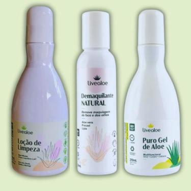 Imagem de KIT Limpeza facial Profunda skincare 100% Natural todos os tipos de pe