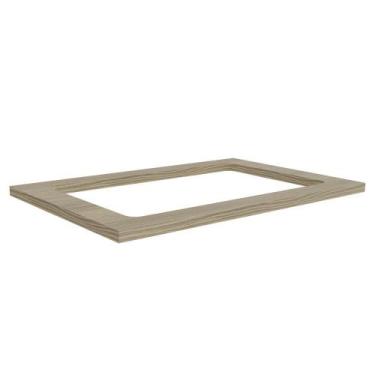 Imagem de Tampo para Balcão de Cooktop 80cm E608 Kappesberg, Nogueira