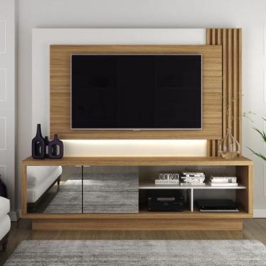 Imagem de Estante para Home Theater 2,00m com iluminação LED HO1000 Tecnomóbili,