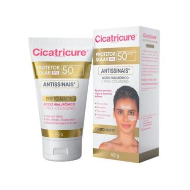 Imagem de Protetor Solar Facial Cicatricure FPS 50 Antissinais 40g