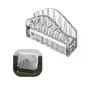 Imagem de Porta Guardanapos em Cristal De Chumbo Radial 7,5cm X 12cm X 10,5cm Ly