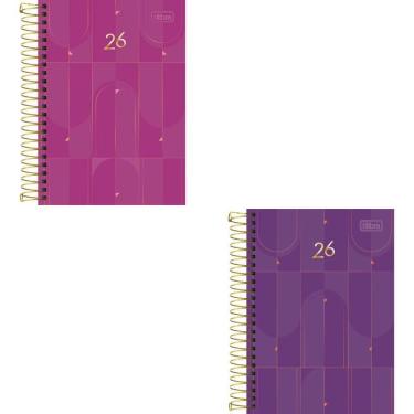 Imagem de Agenda 2023 Tilibra Spot Feminina Espiral 200 Folhas 130x188mm