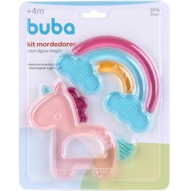 Imagem de Kit Mordedor de Agua Magic Unicornio Textura Macia Buba