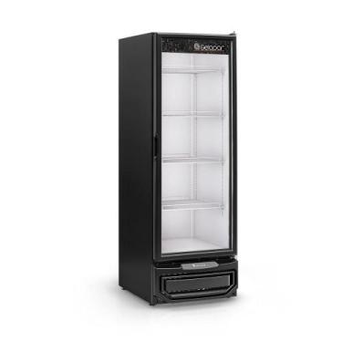Imagem de Freezer Vertical Dupla Ação Gelopar 577L Vidro GPA57 Preto 220V