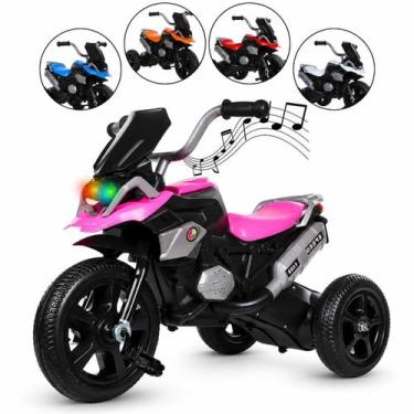 Imagem de Triciclo Infantil Passeio com Pedal 3 Rodas Brinquedo com Música e Som