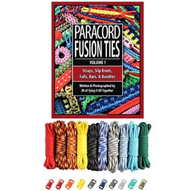 Imagem de Paracord Planet 250 kg kit de artesanato de paraquedista tipo III com fivelas e como reservar cordas de fusão de corda – Volume 1: alças, nós deslizantes, quedas, barras e pacotes por J.D. Lenzen (Elements)