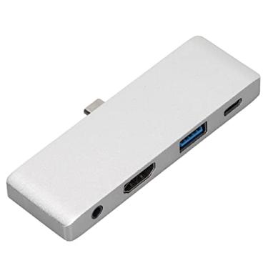 Imagem de Hub USB C, 4 em 1 4K Tipo C Hub Alta Definição USB 3.0 Interface Tipo C Docking station Portátil HDMI USB 3.0 Adaptador Docking station Dongle Hub