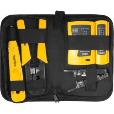 Imagem de Jogo De Testador De Cabo De Rede C/Acessorios Vonder