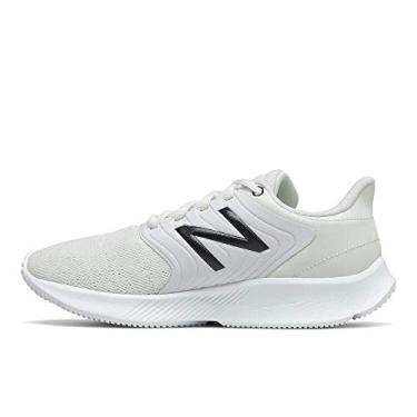 Imagem de New Balance Tênis de corrida feminino Dynasoft 068 V1, Branco/preto, 9.5