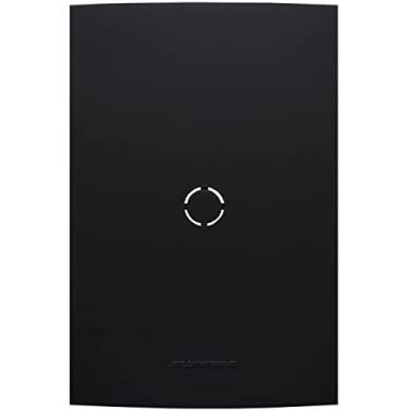 Imagem de Placa 4X2 com Suporte Para Cega/Saída De Fio Preto Ébano Inova Pro Class Alumbra