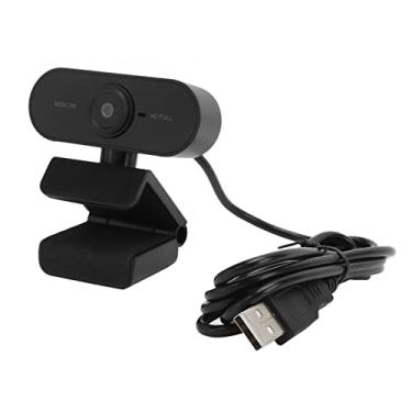 Imagem de Webcam HD, Microfone embutido, USB2.0 1080P 180° Web Camera, para Desktop Laptop PC, para videoconferência de aula online
