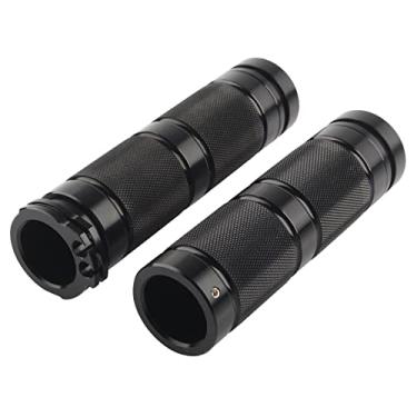 Imagem de FINMOKAL Punhos De Mão Com Guidão Preto De 1" Para Harley Sportster Vrsc Xl883 Xl1200