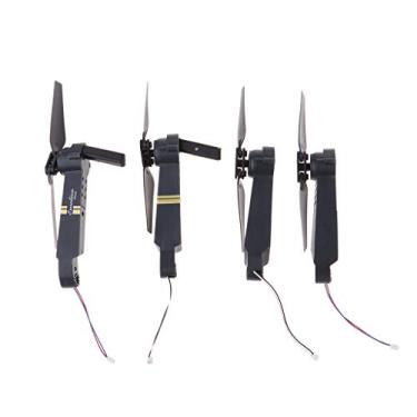 Imagem de YIJU Conjunto de 4 Peças de Reposição de Quadricóptero RC para Hélice de Engrenagens