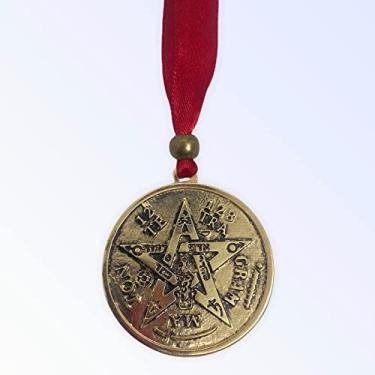 Imagem de Tetragramaton metal 4 cm parede dourado