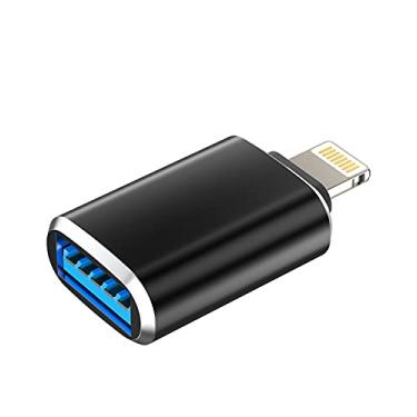 Imagem de Compatível com cabo adaptador Lightning macho para USB 3.0 fêmea OTG compatível com iPhone 11 12pro max mini Xr X xs 8 7 se Plus para Apple iPad Air, câmera, leitor de cartão, pen drive, mouse, teclado, hub, MIDI