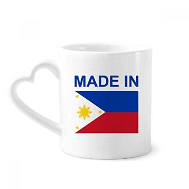 Imagem de Feito nas Filipinas Country Love Caneca Café Cerâmica Copo de Coração de Vidro