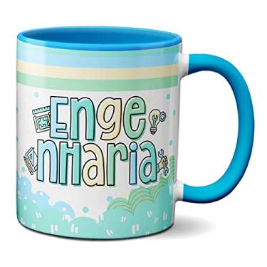 Imagem de Caneca Engenheiro Profissional Presente Engenharia (Azul)