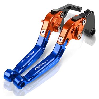 Imagem de FOR B-M-W C600SPORT C600 SPORT 2011 2012 2013 2014 2015 Motorcycle Accessories Handbrake Handle Adjustable Brake Clutch Levers (Color : 4)