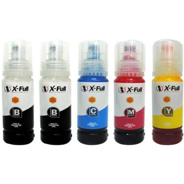 Imagem de 5 Frascos Tinta Para Impressora L3150 L3250 L3110 L3210 L1250 L5190 Refil 544