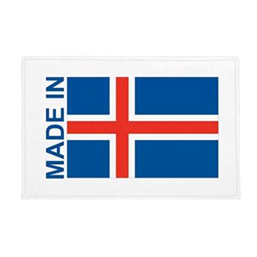 Imagem de DIYthinker Feito na Islândia Country Love Tapete antiderrapante para porta de banheiro