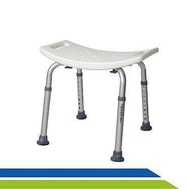 Imagem de Banco Banqueta para Banho com regulagem de Altura Adulto e Idoso até 130 KG Hidrolight