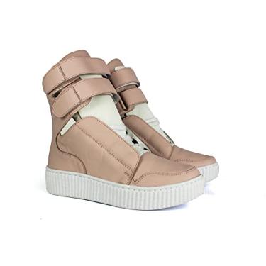 Imagem de Bota de Treino Feminina Botinha Fitness Cano Alto Jumping Academia