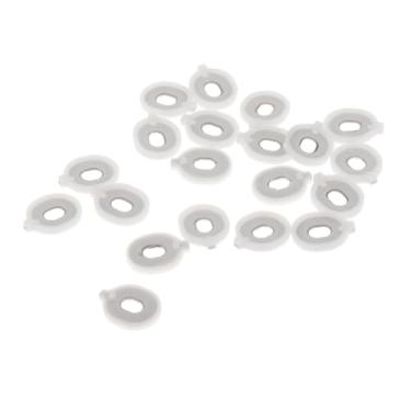 Imagem de UGPLM Guias de válvula de buzina alto 20x, kits de reparo de plásticos de substituição, acessórios de trompete, 19mm x 15mm