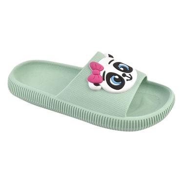 Imagem de Chinelo Menina Nuvem infanfil leve barato fashion Panda