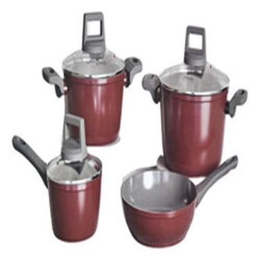 Imagem de Conjunto 4 Panelas Ceramica Antiaderente Chili Saphir Jomafe