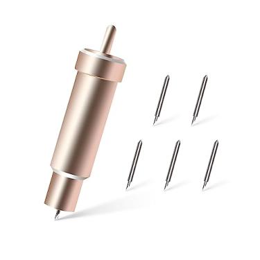 Imagem de Carcaça e lâminas de corte profundo premium, caixa de corte de ponta fina karmiero + 5 lâminas de ponta profunda, materiais grossos de corte para máquinas Cricut Maker e Explore Air, adequado para artesanato personalizado.