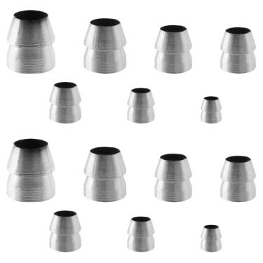 Imagem de Biaungdo 14 peças de alça redonda de segurança, cabo de martelo, cunhas de metal, cunhas de metal, kit de cunha para martelo, machado, garra de trenó (0,8 cm, 1,0 cm, 1,2 cm, 1,4 cm, 1,6 cm, 1,8 cm, 2