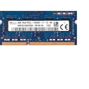 Imagem de Hynix HMT451S6AFR8A-PB 4 GB PC3-12800 DDR3-1600 MHz Não ECC Sem Buffer CL11 204 Pinos SoDimm 1,35 V Módulo De Memória De Classificação Única De baixa tensão 4GB
