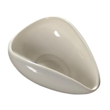 Imagem de Ioensy Bandeja de medição de dose de grãos de café, copo dosador de cerâmica, pá durável, colher de chá solta para sal da sala de chá, 10x8x3.5cm