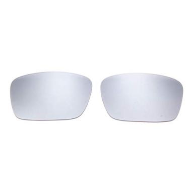 Imagem de NicelyFit Lentes de reposição polarizadas para óculos de sol Oakley Fuel Cell (espelho de titânio), Espelho de titânio, Fuel Cell