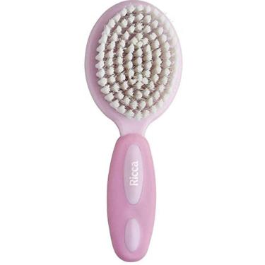 Imagem de Escova De Cabelo Infantil Baby Line Cor Rosa Ricca15,5 Cm
