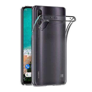 Imagem de Capa para Xiaomi Mi 9 Lite/Mi A3 Lite/Mi CC9 (6,39 polegadas) MaiJin Capa Traseira Transparente de Gel de Borracha TPU Macio