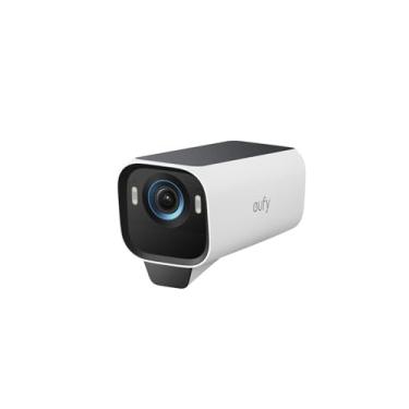 Imagem de eufy Security Câmera complementar eufyCam S3 Pro, câmera solar externa sem fio, visão noturna MaxColor, câmera de segurança 4K com painel solar, IA de reconhecimento facial, armazenamento local
