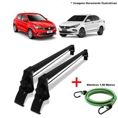 Imagem de Rack de Teto Fiat Argo Cronos 18 a 2021 e 1 Elastico Corda - VHIP
