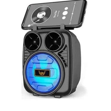 Imagem de Caixa de som bluetooth AL-1182 Ltomex com Led SD FM entrada USB auxili