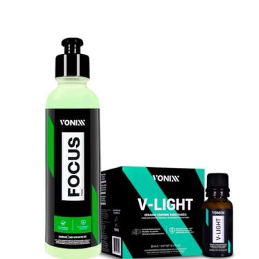 Imagem de Polidor Focus Vonixx 240ml Tira Mancha Chuva Ácida V-light