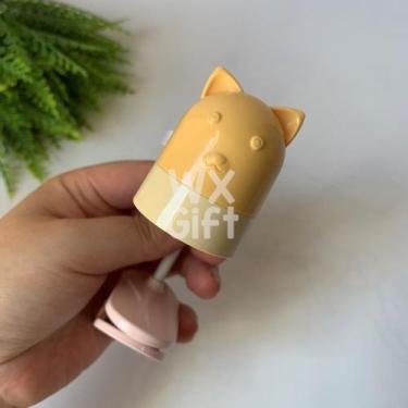 Imagem de Luminária de Mesa Led Luz Amarela - Interponte / WX Gift, Laranja