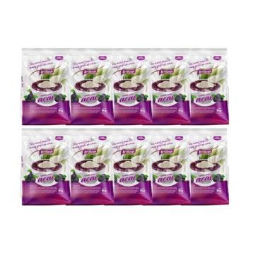 Imagem de Leite Em Pó Composto Para Açaí Leitino 1kg - Kit Com 10 Unid