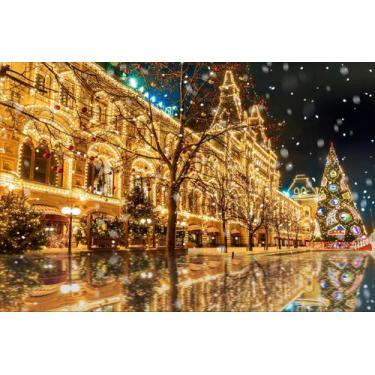 Imagem de Painel de Lona Cenário Cidade Decoração de Natal - Fabrika de Festa, 3