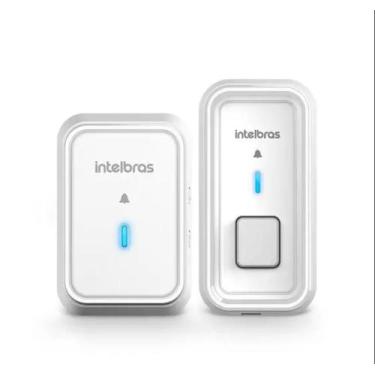 Imagem de Campainha sem Fio Intelbras CIB101 com Bateria - 4522001 Branco Bivolt