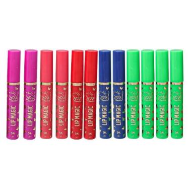 Imagem de Box c/ 12 Lip Gloss Labial Batom Vovó Mágico 24h Soul Cosméticos