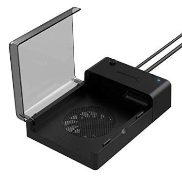 Imagem de Sabrent USB 3.0 para SATA estação de ancoragem Lay-Flat com ventilador de refrigeração integrado para disco rígido de 2,5 ou 3,5 polegadas, SSD [suporta UASP e 6TB] (EC-DFFN)